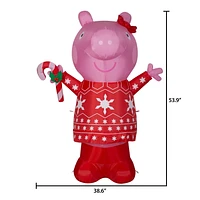 Airblown Peppa Pig in Christmas Sweater MD Hasbro