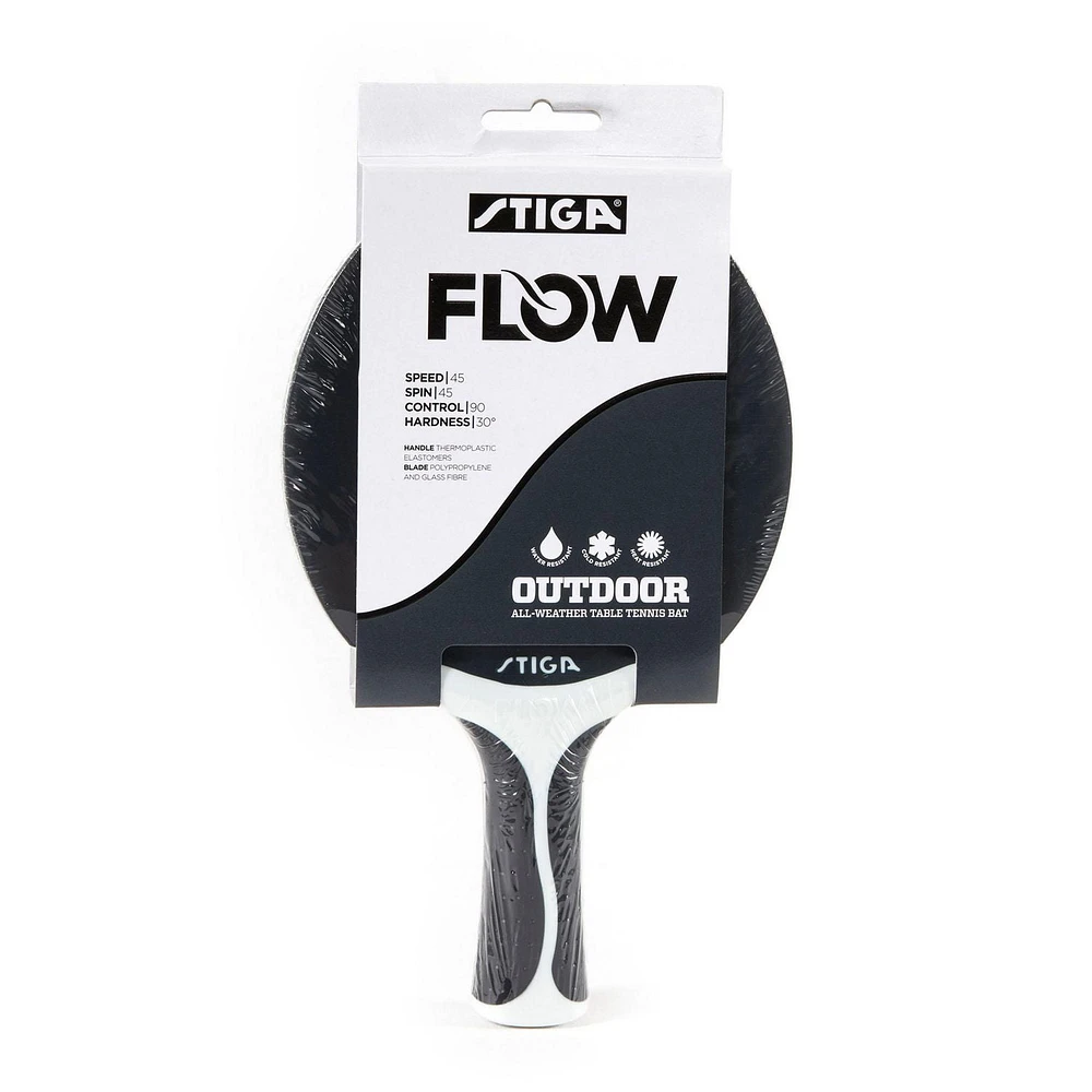 STIGA Flow Table Tennis Outdoor Racket, Black