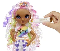 Rainbow High Color & Create Fashion DIY Doll with Purple Eyes