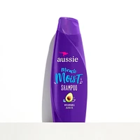 Aussie Miracle Moist with Avocado & Jojoba Oil, Paraben Free Shampoo, 360 mL