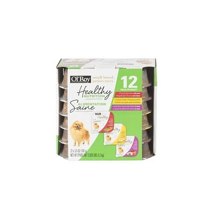 Ol' Roy Ol'Roy Small Breed Healthy Nutrition Prepared Entrées Variety Pack - 100g