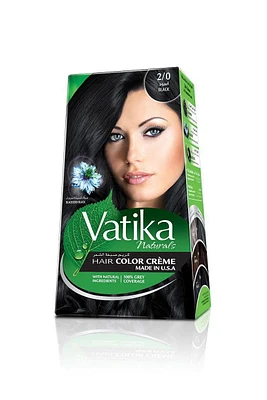 Dabur Vatika Black Henna Hair Color, Rich black colour