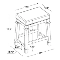 Brady Backless Tweed Counter Stool