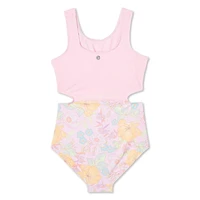 Maillot de bain 1 pièce avec motif ajouré Justice pour filles