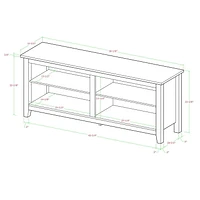 Manor Park Minimal Farmhouse TV Stand for TV's up to 64"- Multiple Finishes