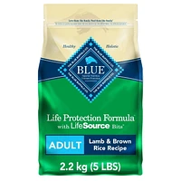 BLUE Life Protection Formula Adult Lamb & Brown Rice Dry Dog Food, 2.2kg