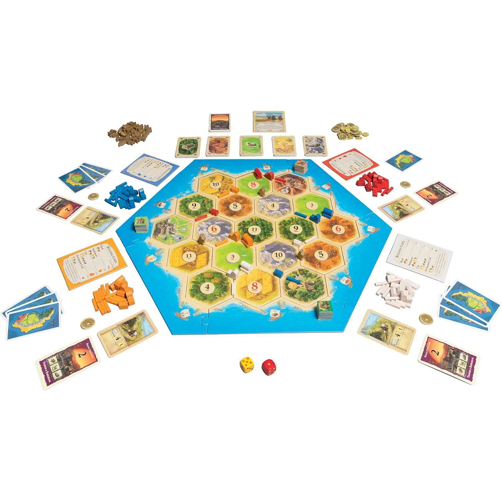 Catan Studios - Catan Expansion: Traders & Barbarians - English Version - Resource Management and Strategy Boardgame - Fun Strategy Game for Kids and Adults - Ages 10+ - 60-120 Minutes of Play Time - 2-4 Players - Catan Base Game Required