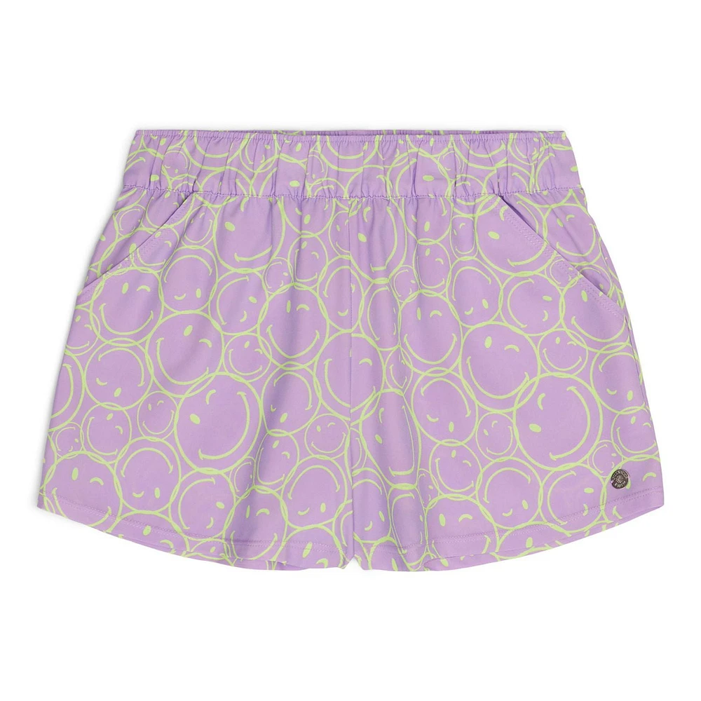 Justice Girls' Printed Board Short, Sizes XS-XL