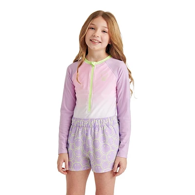 Justice Girls' Printed Board Short, Sizes XS-XL