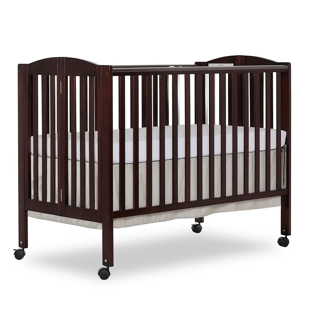 Dream On Me Folding Full-Size Crib, 2 Mattress Height