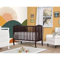 Dream On Me Folding Full-Size Crib, 2 Mattress Height