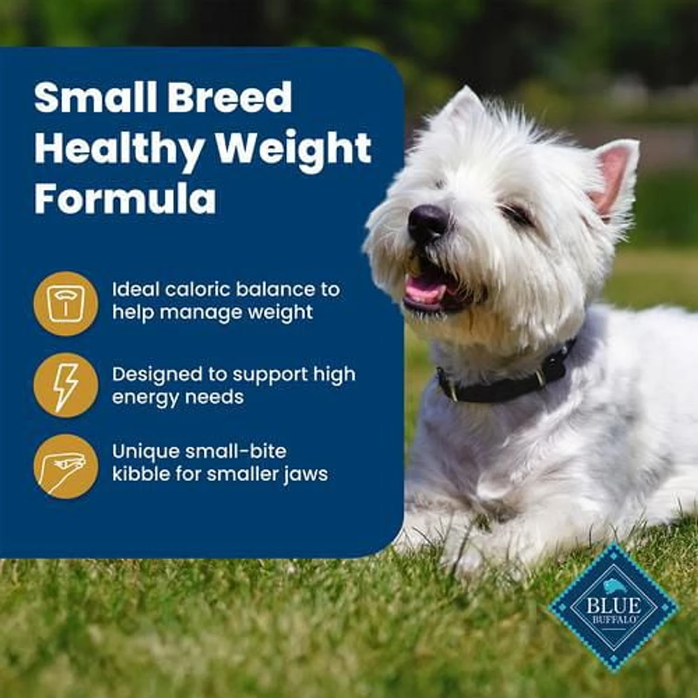 BLUE Life Protection Formula Small Breed Adult Healthy Weight Dry Dog Food, 2.2kg