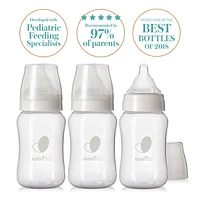 EVENFLO FEEDING Balance + Wide Neck Baby Bottle (9oz, 3pk), Developed with Pediatric Feeding Specialists