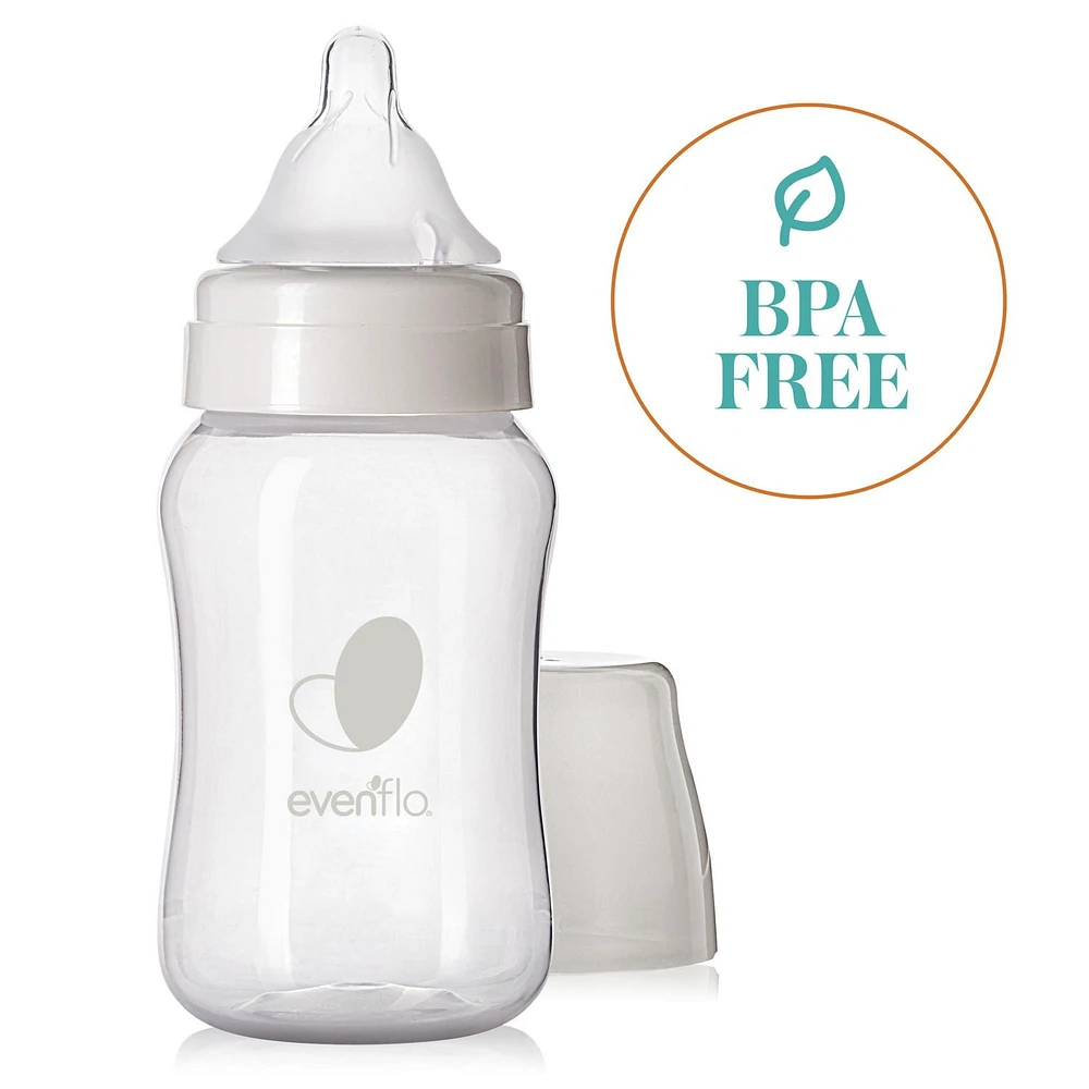 EVENFLO FEEDING Balance + Wide Neck Baby Bottle (9oz, 3pk), Developed with Pediatric Feeding Specialists