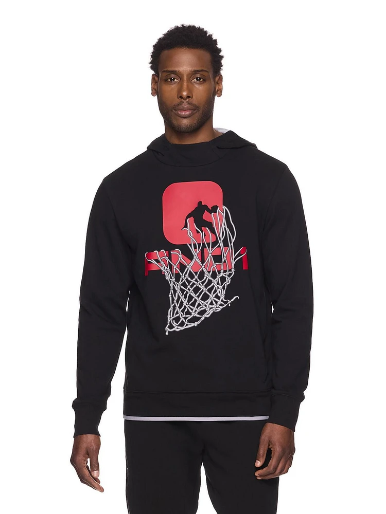 AND1 Men's Bank Shot Graphic Hoodie