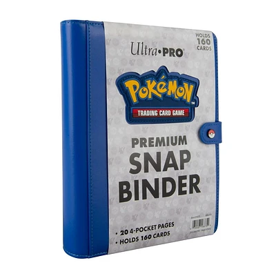 Ultra Pro Premium Blue 4-Pocket Snap Binder