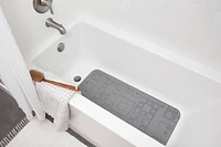 Duck Brand Safety Grip Tub Mat, 17 in x 36 in, Gray