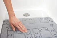 Duck Brand Safety Grip Tub Mat, 17 in x 36 in, Gray