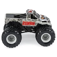 Monster Jam, Official Zombie Monster Truck, Die-Cast Vehicle, Over Cast Series, 1:64 Scale