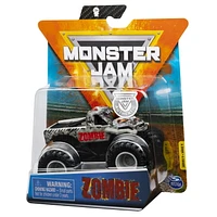 Monster Jam, Official Zombie Monster Truck, Die-Cast Vehicle, Over Cast Series, 1:64 Scale