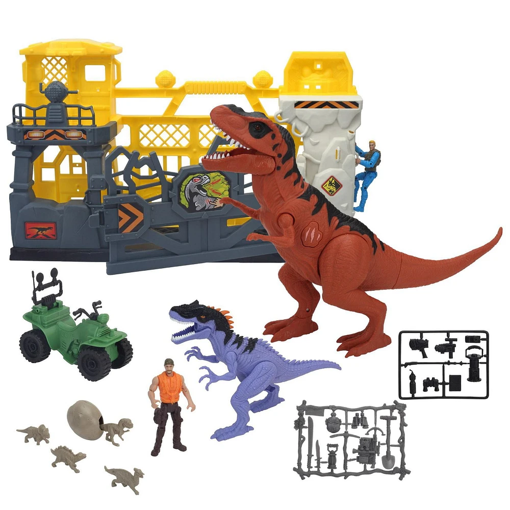 Kid Connection Dino Adventure Playset, Includes: 28 pieces, ages 3+