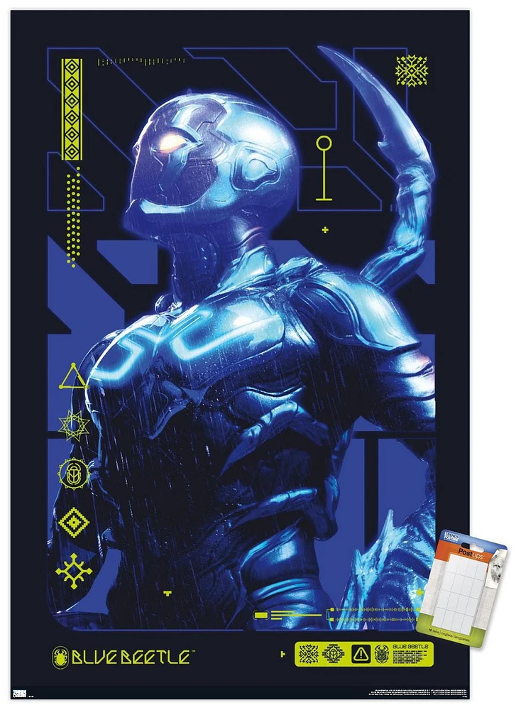 DC Comics Movie Blue Beetle - Biotech Wall Poster, 22.375" x 34"