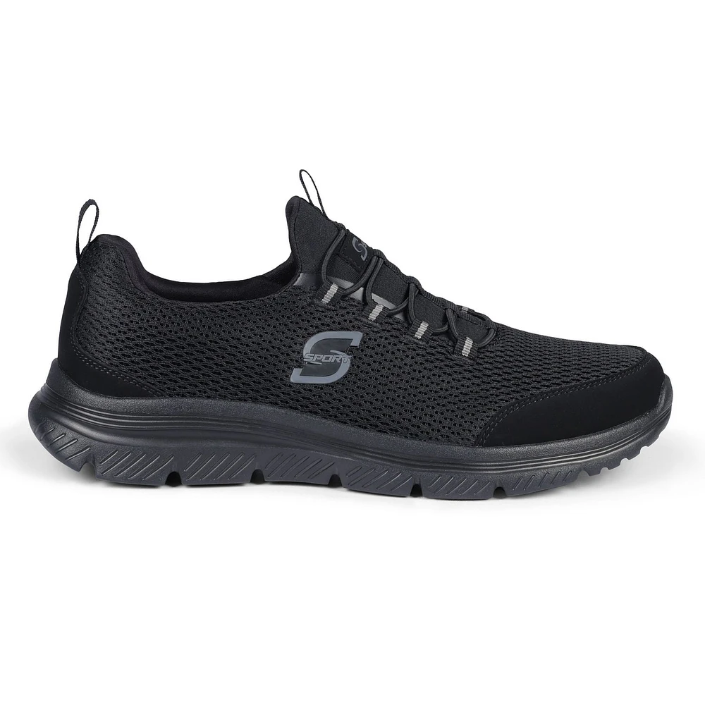 S Sport Conçu par Skechers Alaric Baskets Sport Décontractées à Enfiler pour Hommes Tailles: 7-13