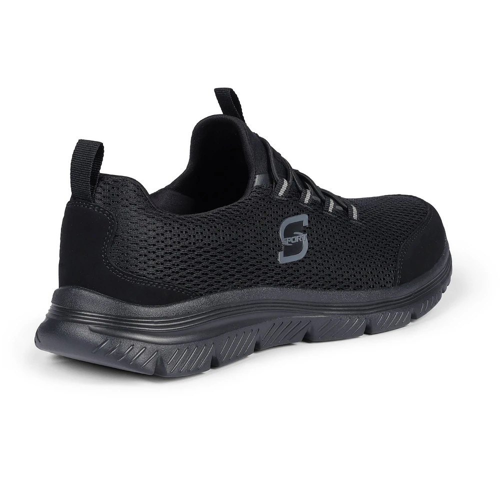 S Sport Designed by Skechers Men's Alaric Slip-On Sporty Casual Sneaker