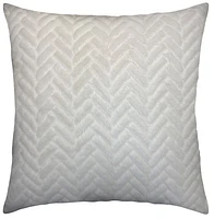 hometrends Chevron Fur Decorative Pillow