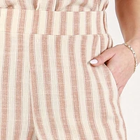 DV Pantalon taille haute à jambe large