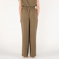 DV wide leg satin pant