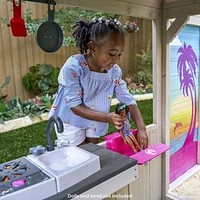 Barbie™ Seaside Wooden Outdoor Playhouse