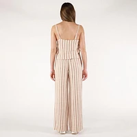 DV Camisole rayée boutonnée sur le devant