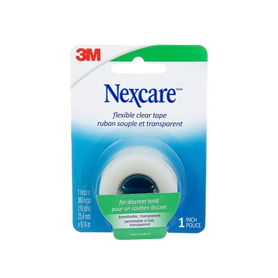 Ruban souple et transparent 771-CA Nexcare(MC), 25,4 mm x 9,1 m (1 x 360 po), 1/paquet Ruban 771-CA Nexcare(MC)