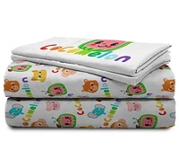 Cocomelon Animals  4-Piece Full Sheet Set, Full (Double)