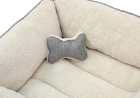 Vibrant Life Medium Cuddler Dog Bed with Toy