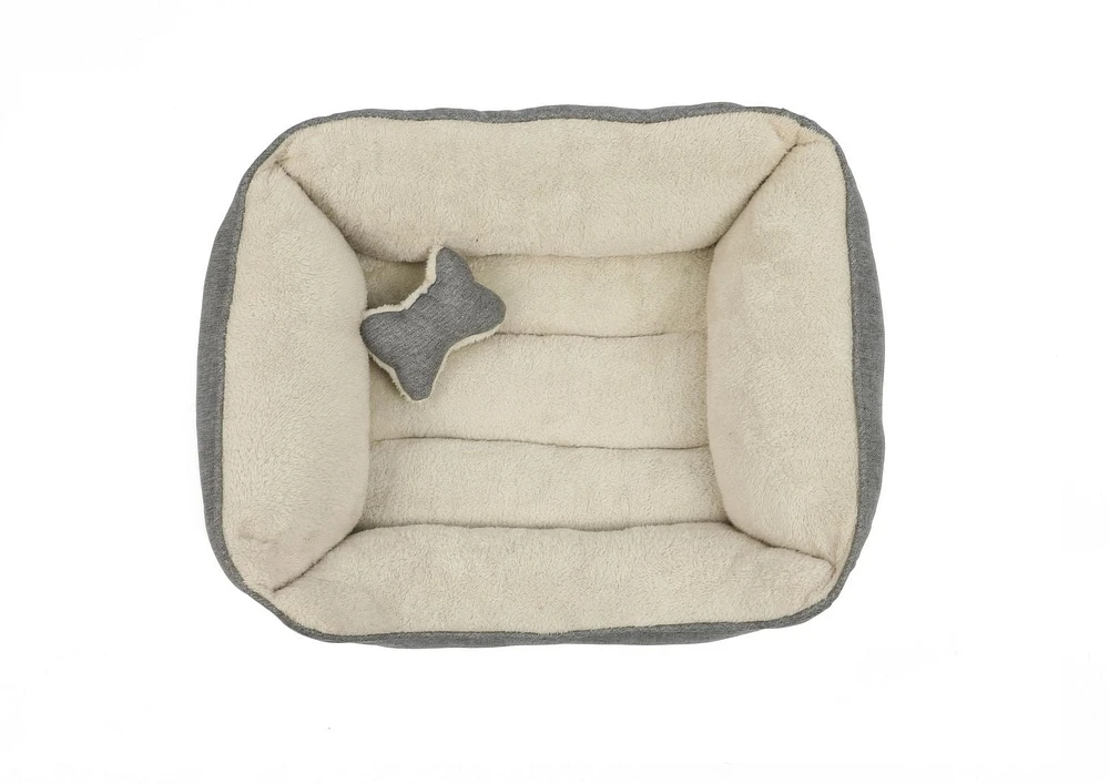 Vibrant Life Medium Cuddler Dog Bed with Toy