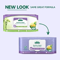 Aleva Naturals Bamboo Baby Wipes Economy Pack - 480ct (80ct x 6)