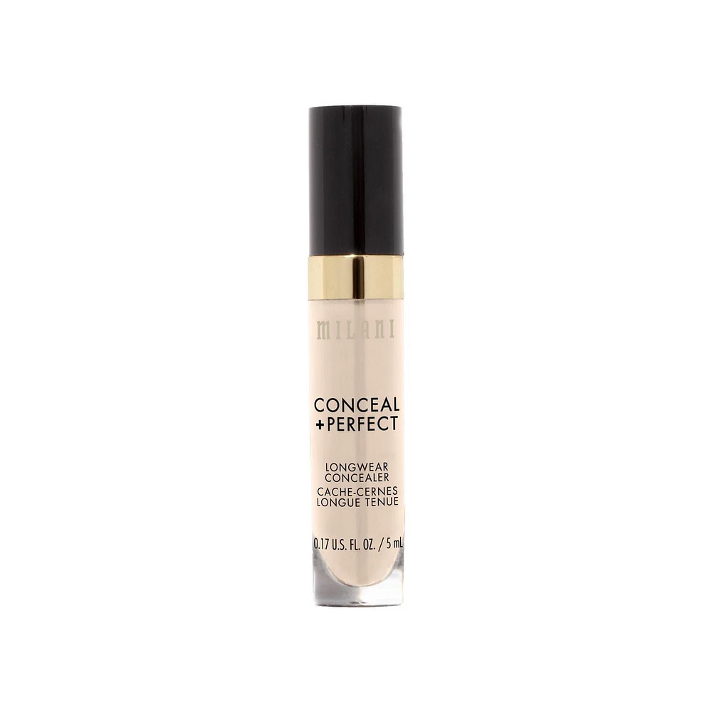 Milani Conceal + Perfect Longwear Concealer, Longwear concealer