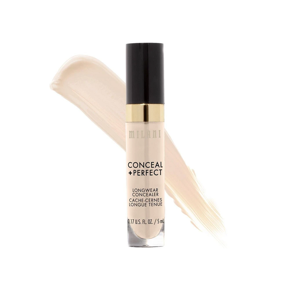 Milani Conceal + Perfect Longwear Concealer, Longwear concealer