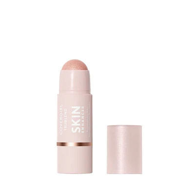 Trublend Skin Enhancer Balm Stick Highlighter, Vegan Formula, Easy to Use, Glides on Effortlessly, Non-Greasy, Doesn't Crease, Glide, glow & go