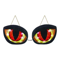 Occasions Halloween Shimmering Plastic Animated Lighted Hanging Giant Eyes