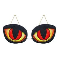 Occasions Halloween Shimmering Plastic Animated Lighted Hanging Giant Eyes