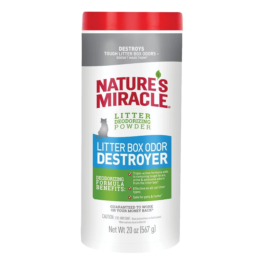 Natureâ€™s Miracle Litter Box Deodorizer 20oz, Nature’s Miracle Litter Box Deodorizer, 20 Ounces