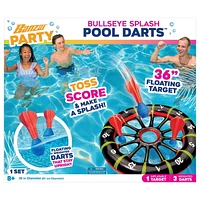 Banzai BULLSEYE SPLASH POOL DARTS Inflatable Floating Game Ages 8+