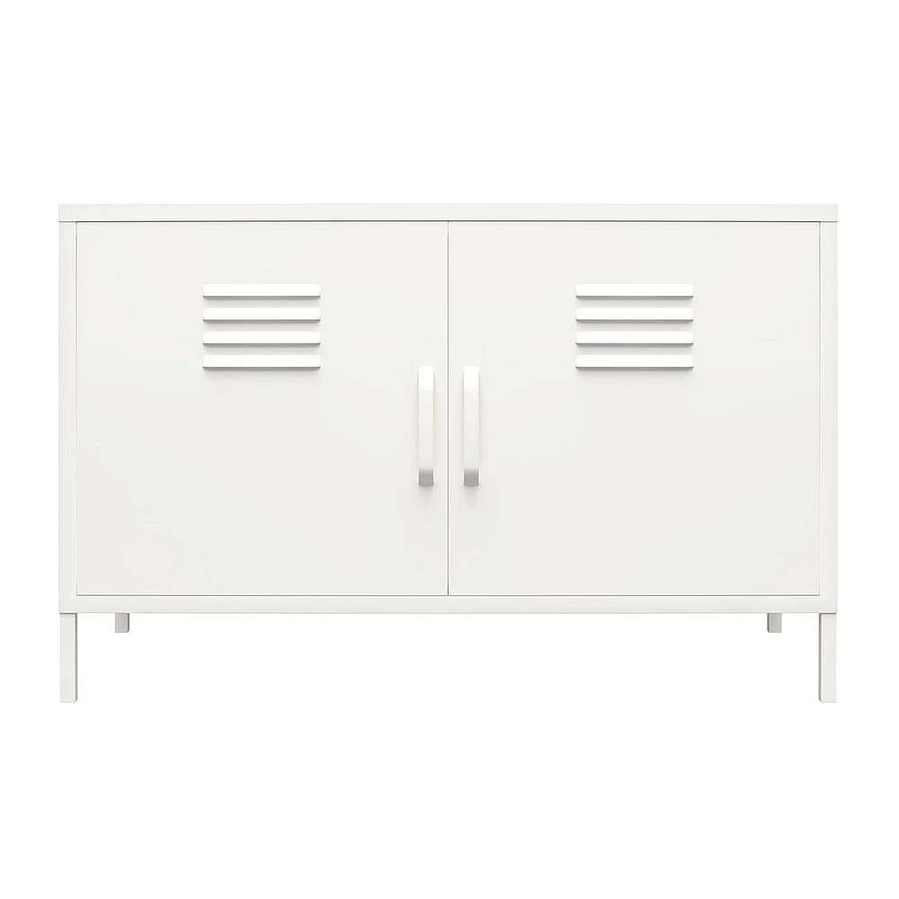 Systembuild Evolution Mission District 2 Door Metal Locker Accent Cabinet