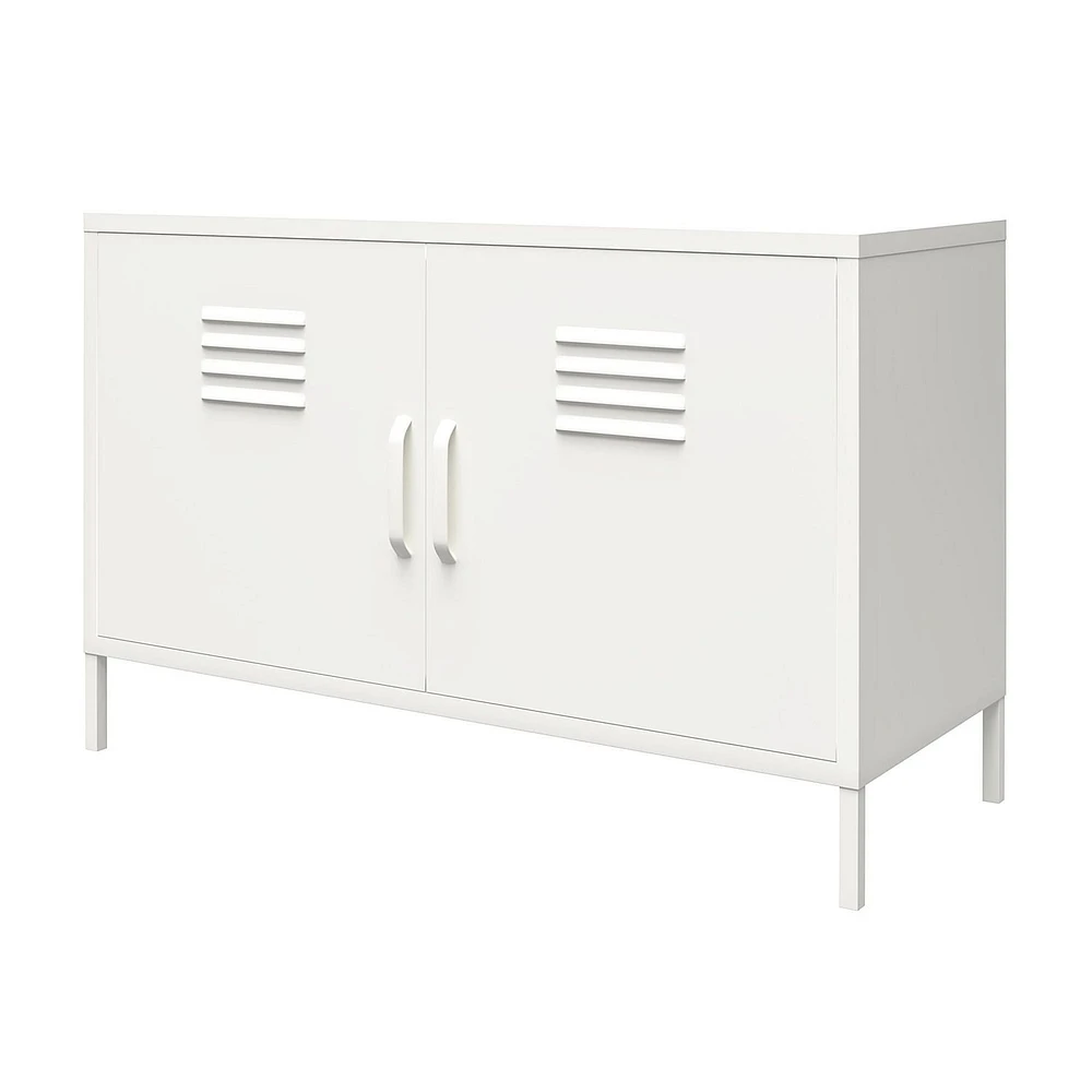 Systembuild Evolution Mission District 2 Door Metal Locker Accent Cabinet