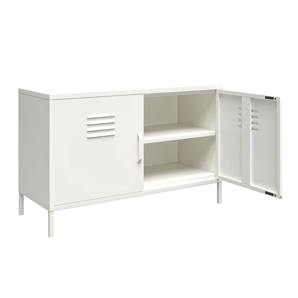 Systembuild Evolution Mission District 2 Door Metal Locker Accent Cabinet