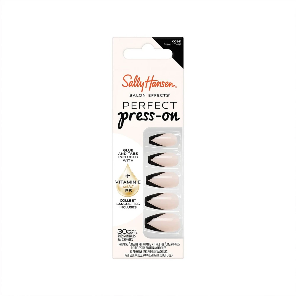 Salon Effects Perfect Press-On Nails, Non-Damaging Manicure, Easy to Apply