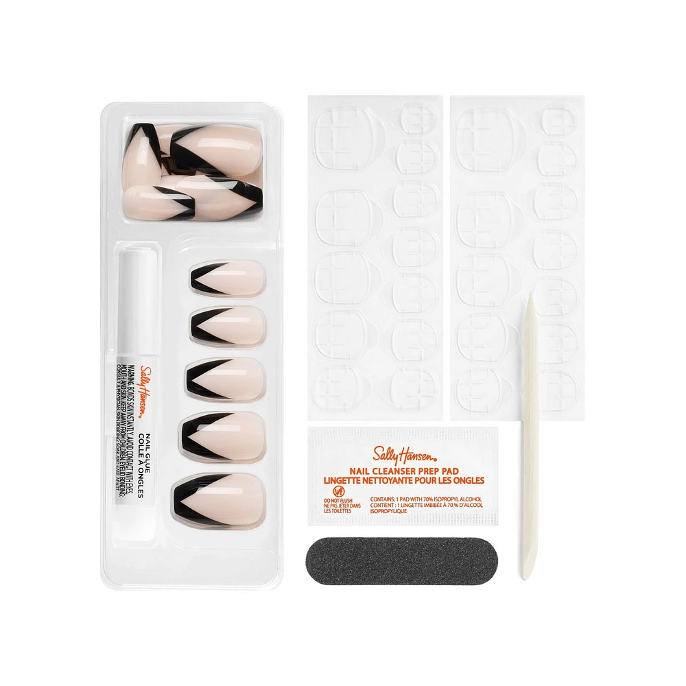 Salon Effects Perfect Press-On Nails, Non-Damaging Manicure, Easy to Apply